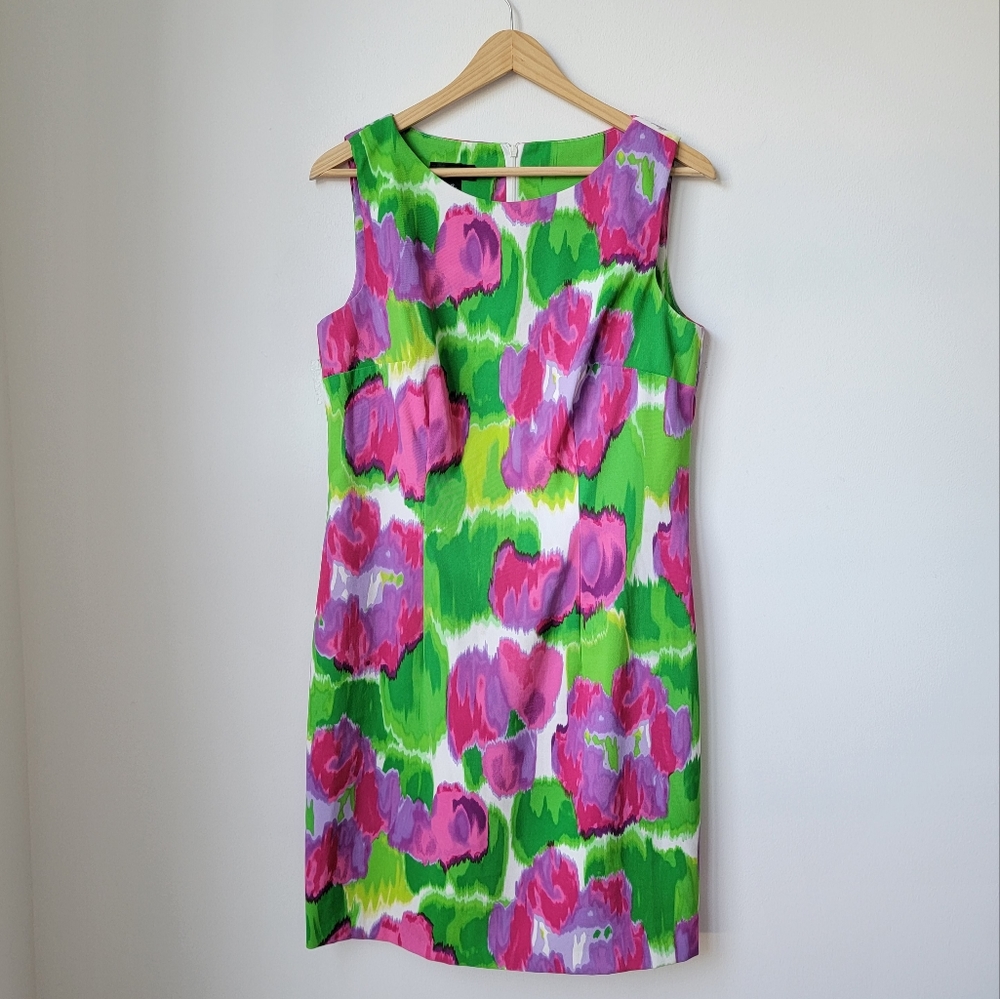 ALIX Watercolor Sheath Dress